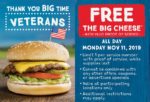 Farmer Boys Veterans Day FREE Big Cheese® Burger